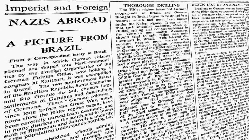 Nazis abroad - New York Times 1937